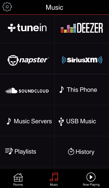 Music tab